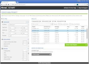 Selecting an embedded processor