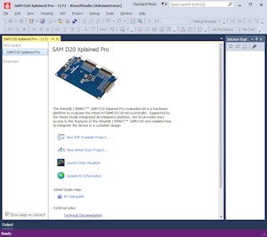 Automatic detection of connected microcontroller